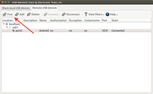 find remote usb devices