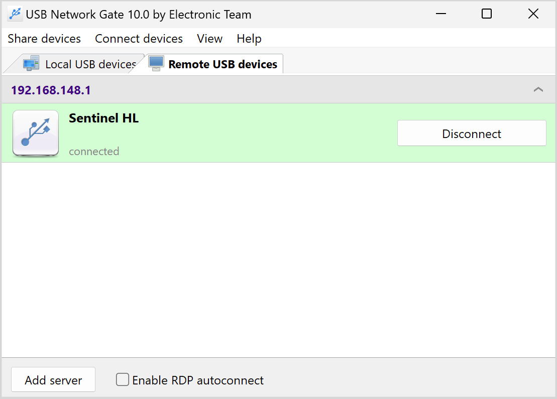 Remote USB devices