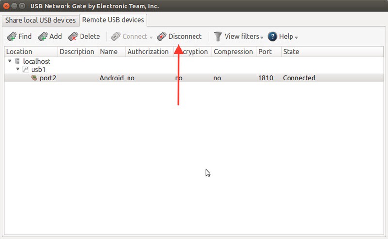 annuler le partage USB Linux annuler le partage USB Linux