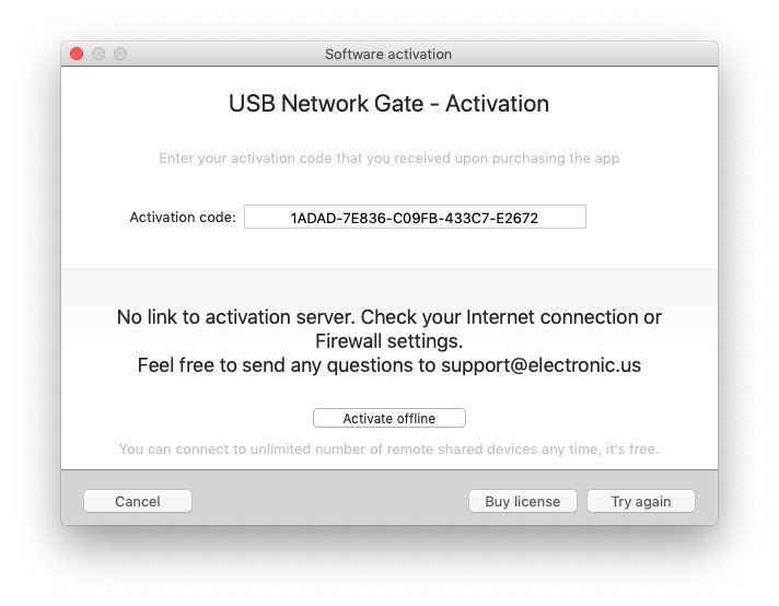 Geben Sie Ihren Aktivierungscode ein