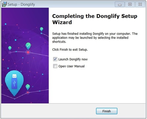  installing Donglify